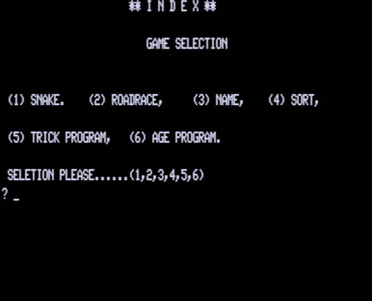 Screen shot